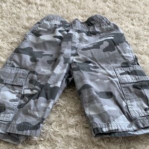 Gray camo shorts
